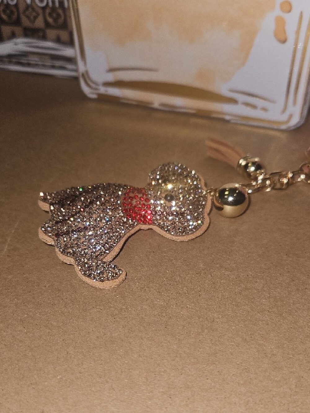 Rhinestone Dog Keychains Nwt - Picture 5 of 5